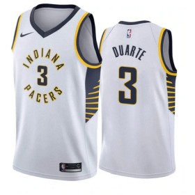 Dres Indiana Pacers Chris Duarte 3 Nike 2022-23 Association Edition Bijela Swingman